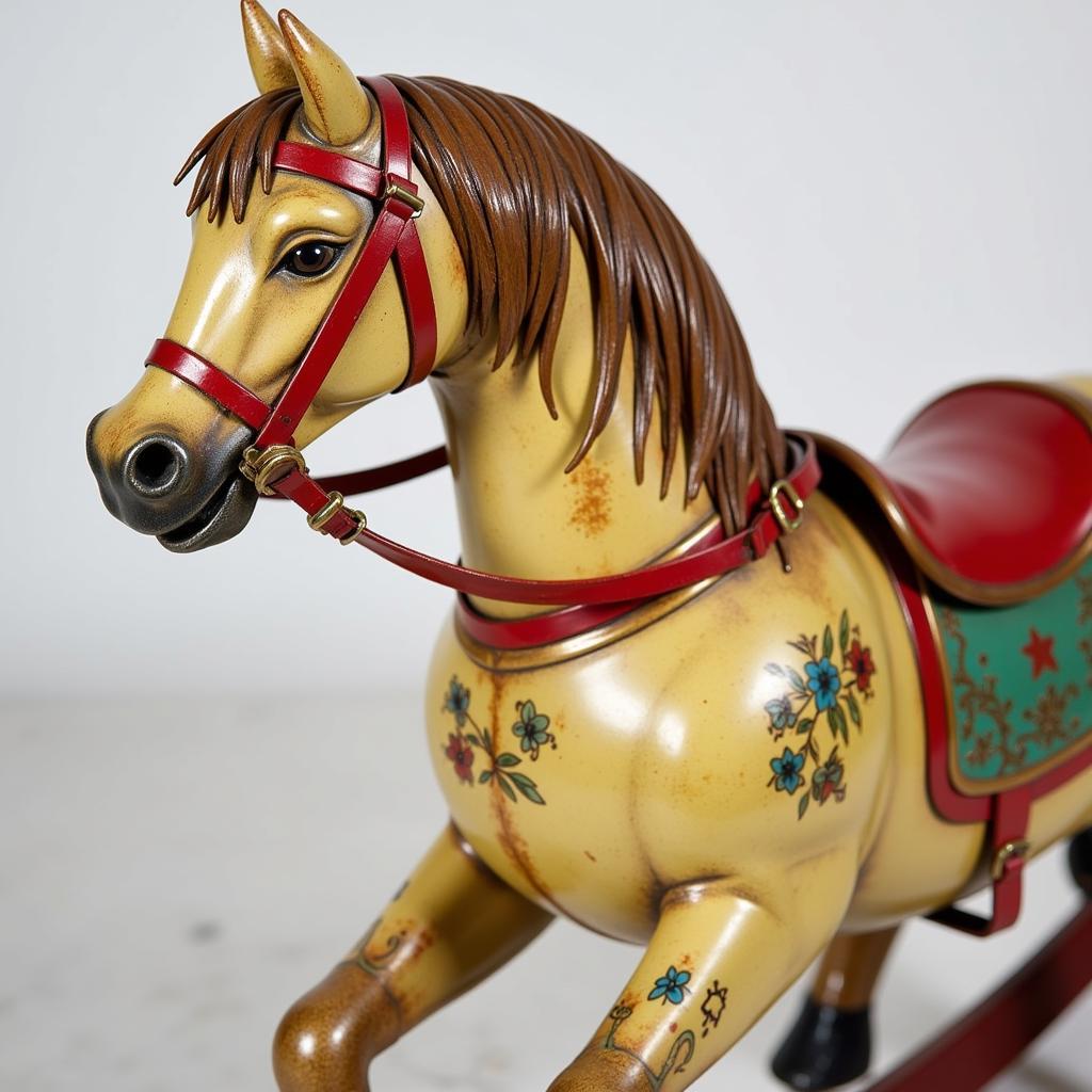 Classic 1950s Spring Rocking Horse Design