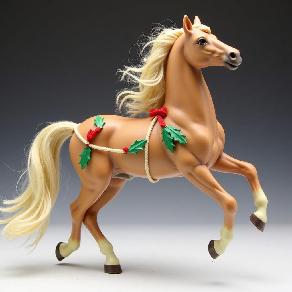 2002 Breyer Holiday Horse in a rearing pose