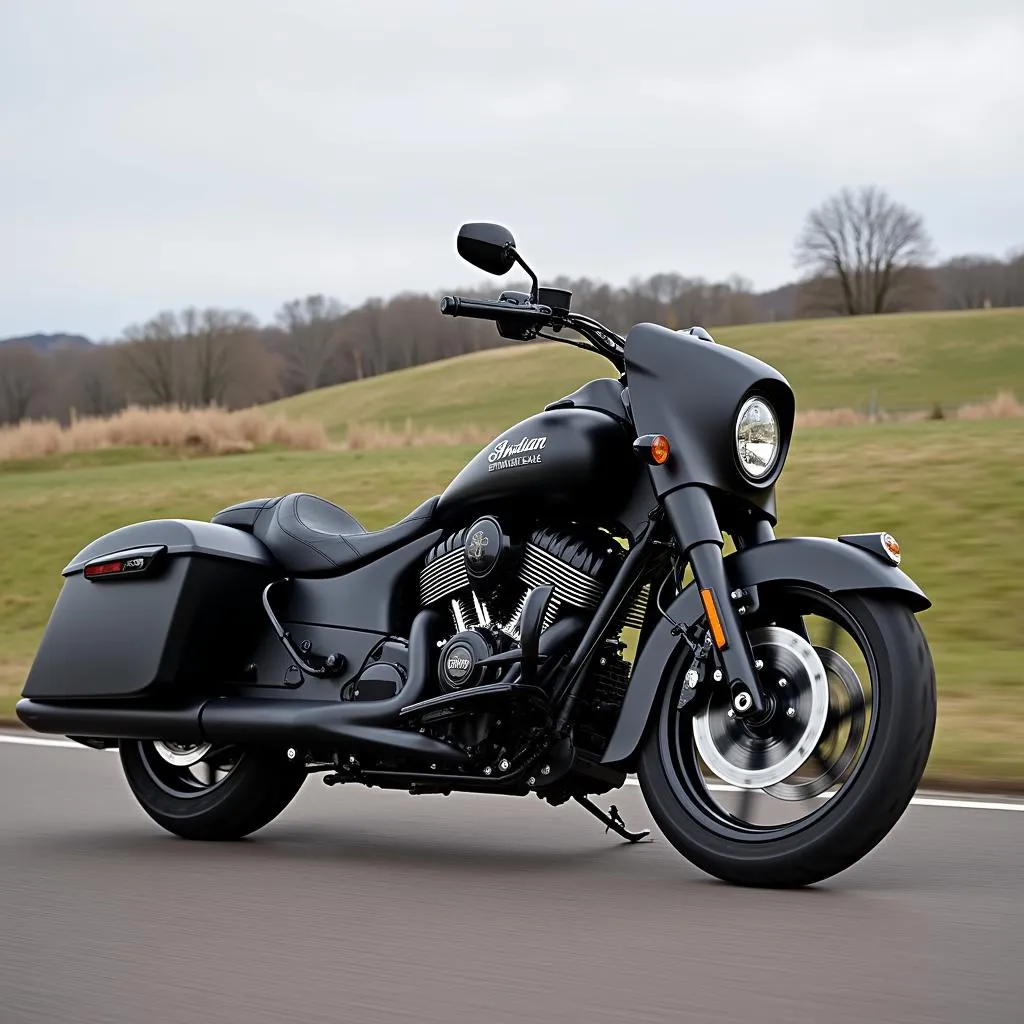 2021 Indian Chieftain Dark Horse Side View