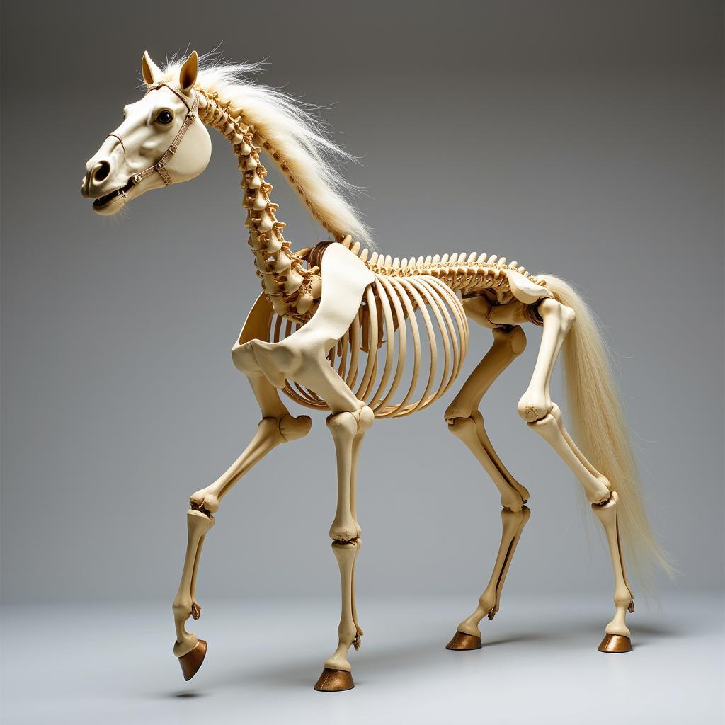 Skeleton Horse Halloween Decor