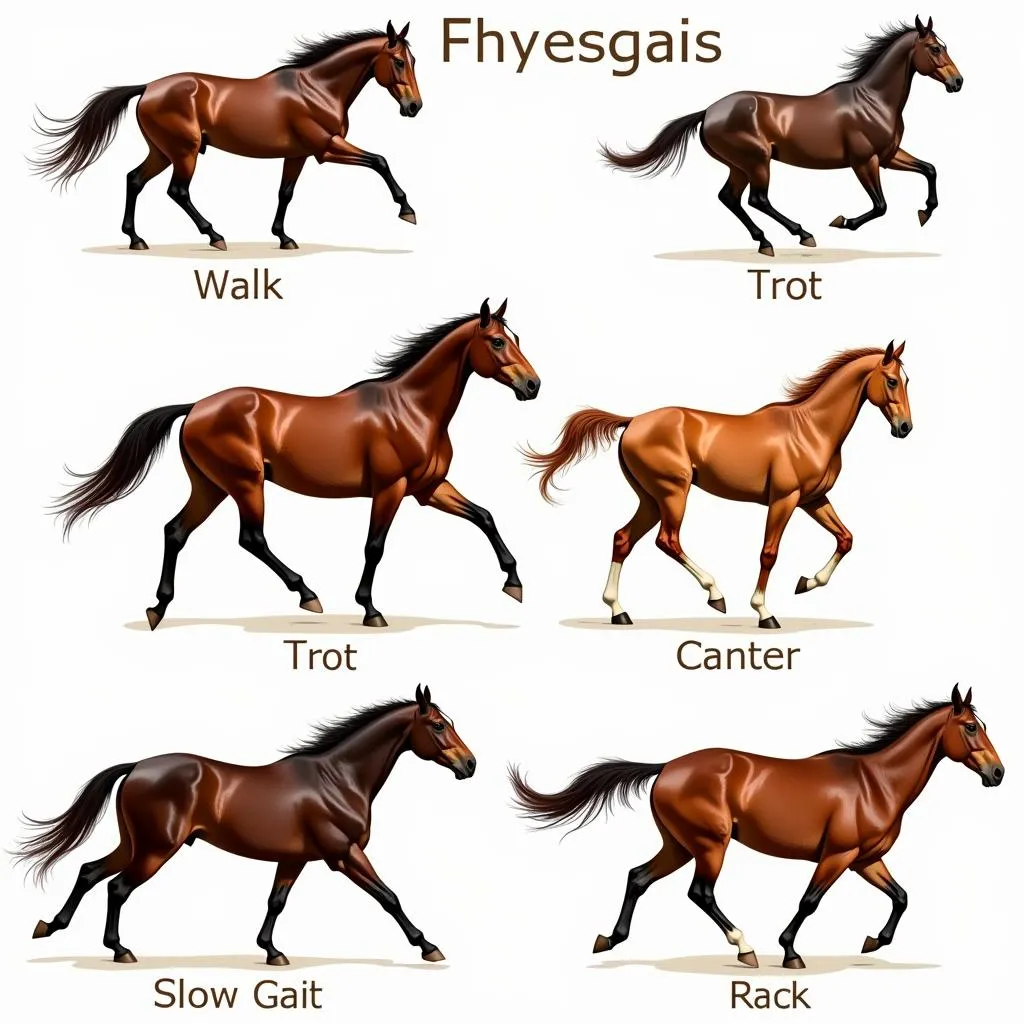 American Saddlebred Horse Gaits