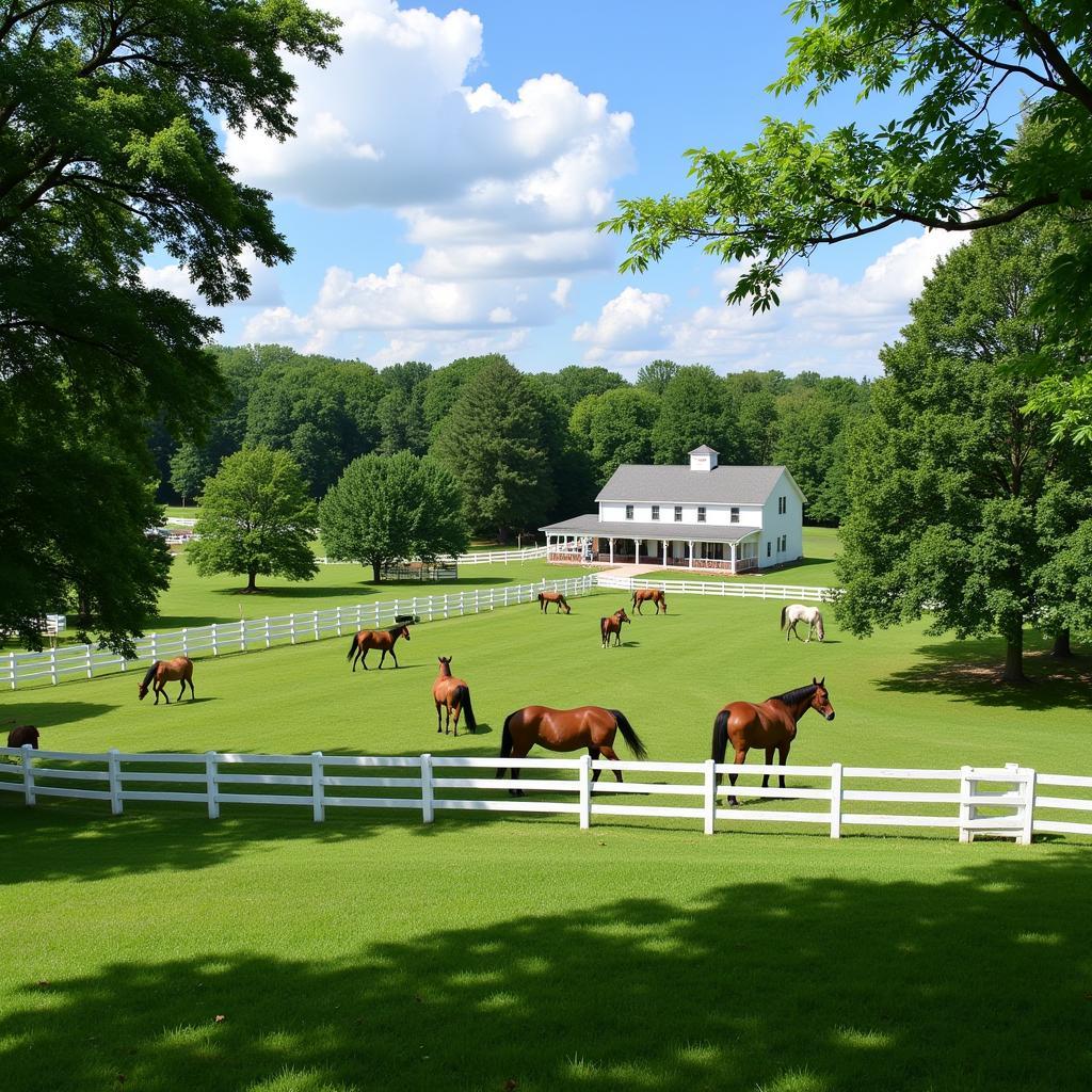 American Saddlebred Horse Breeder Farm