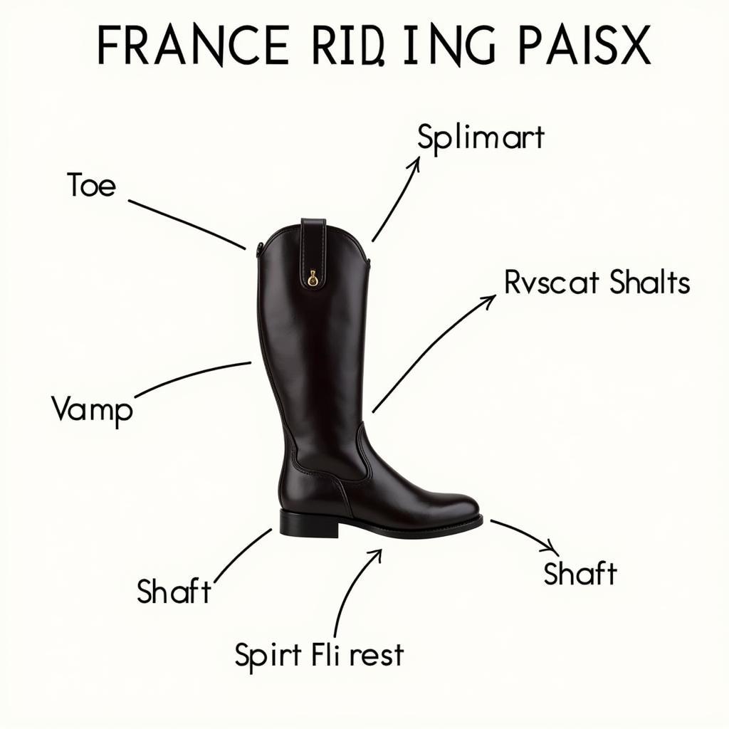 Anatomy of Horse Riding Boots