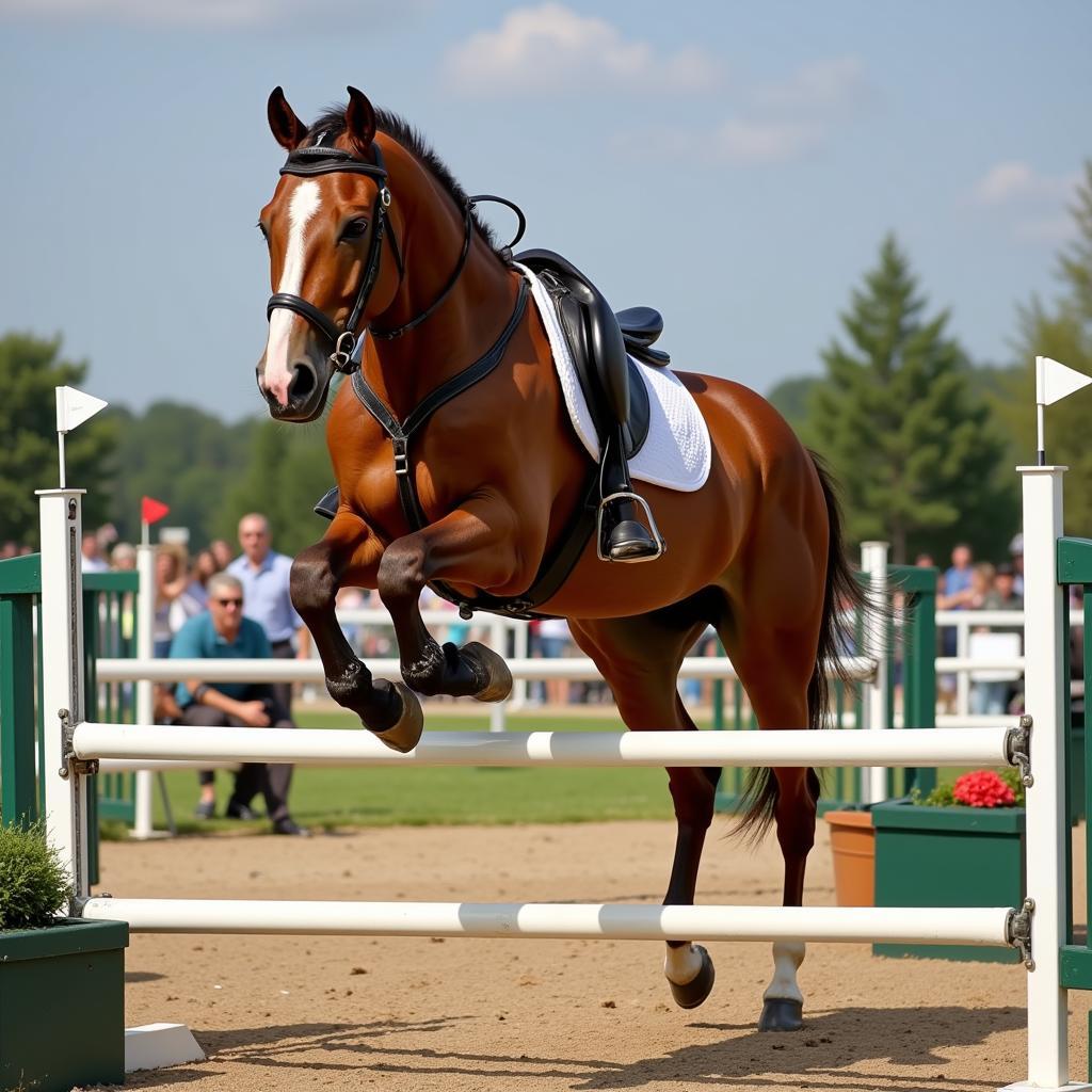 Anglo Arabian Horse Show Jumping