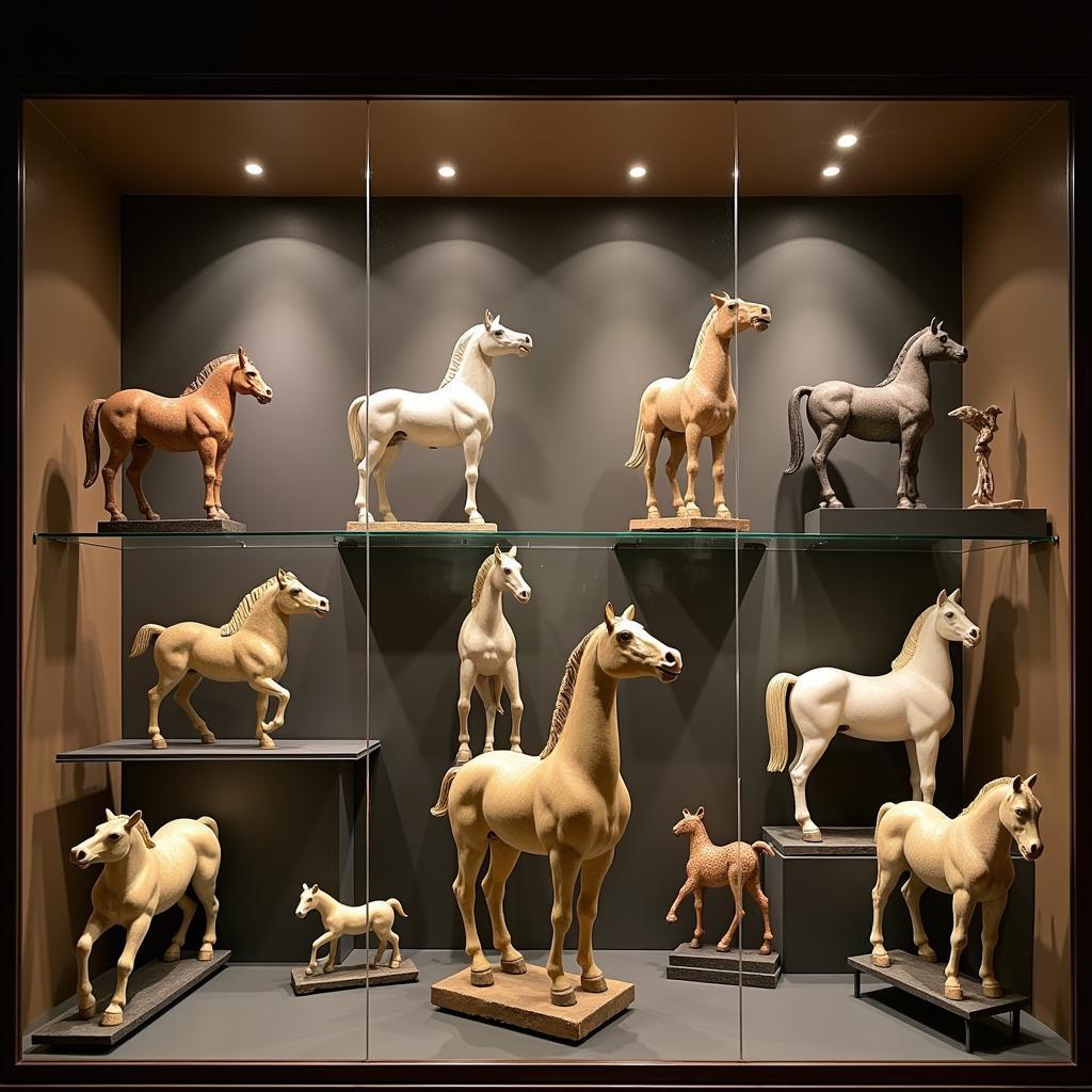 Antique Ming Horse Statue Collection