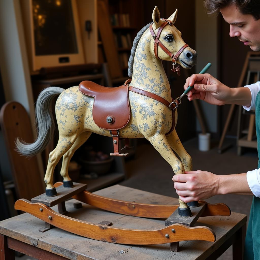 Restoring an Antique Rocking Horse