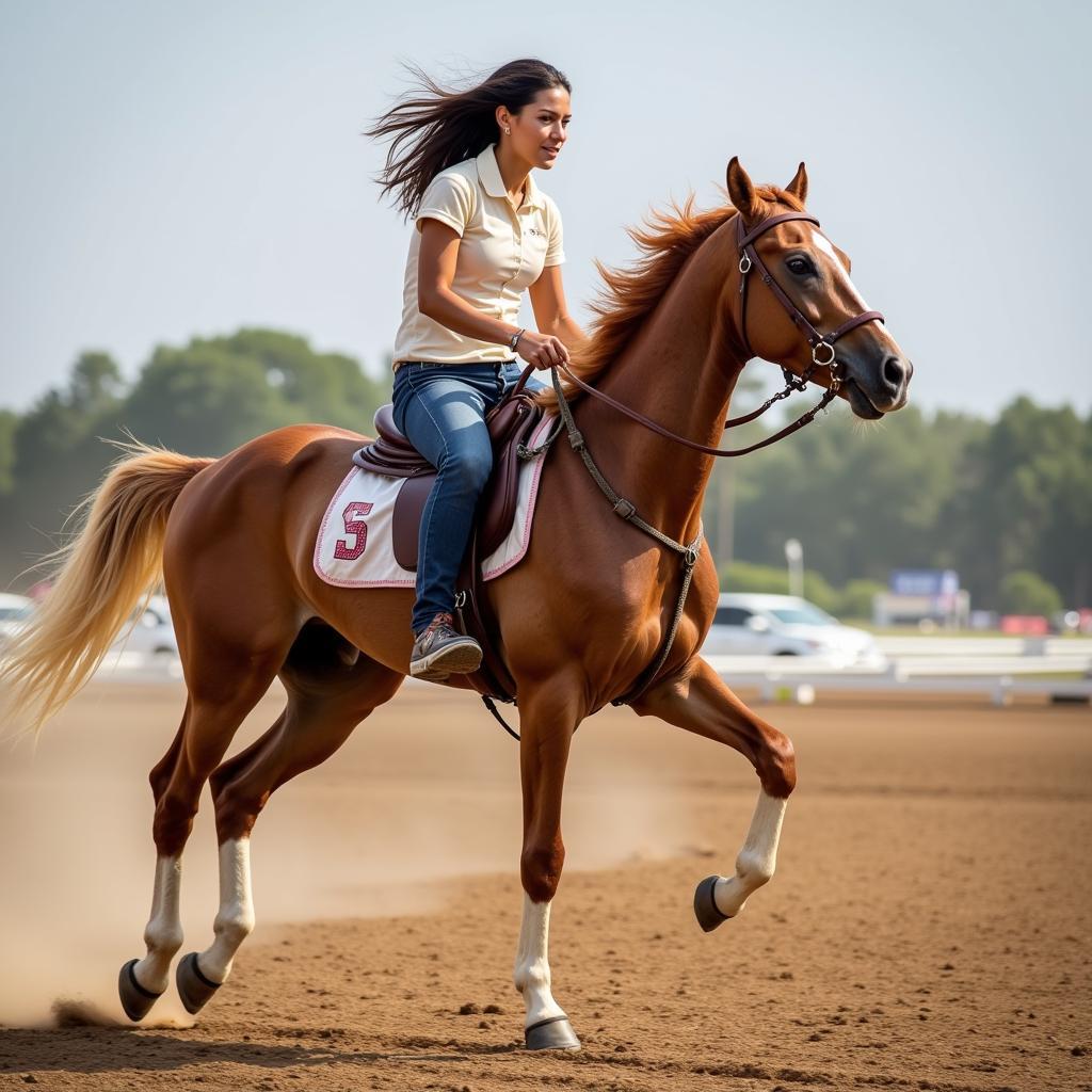 Arabian Horse in Endurance Race