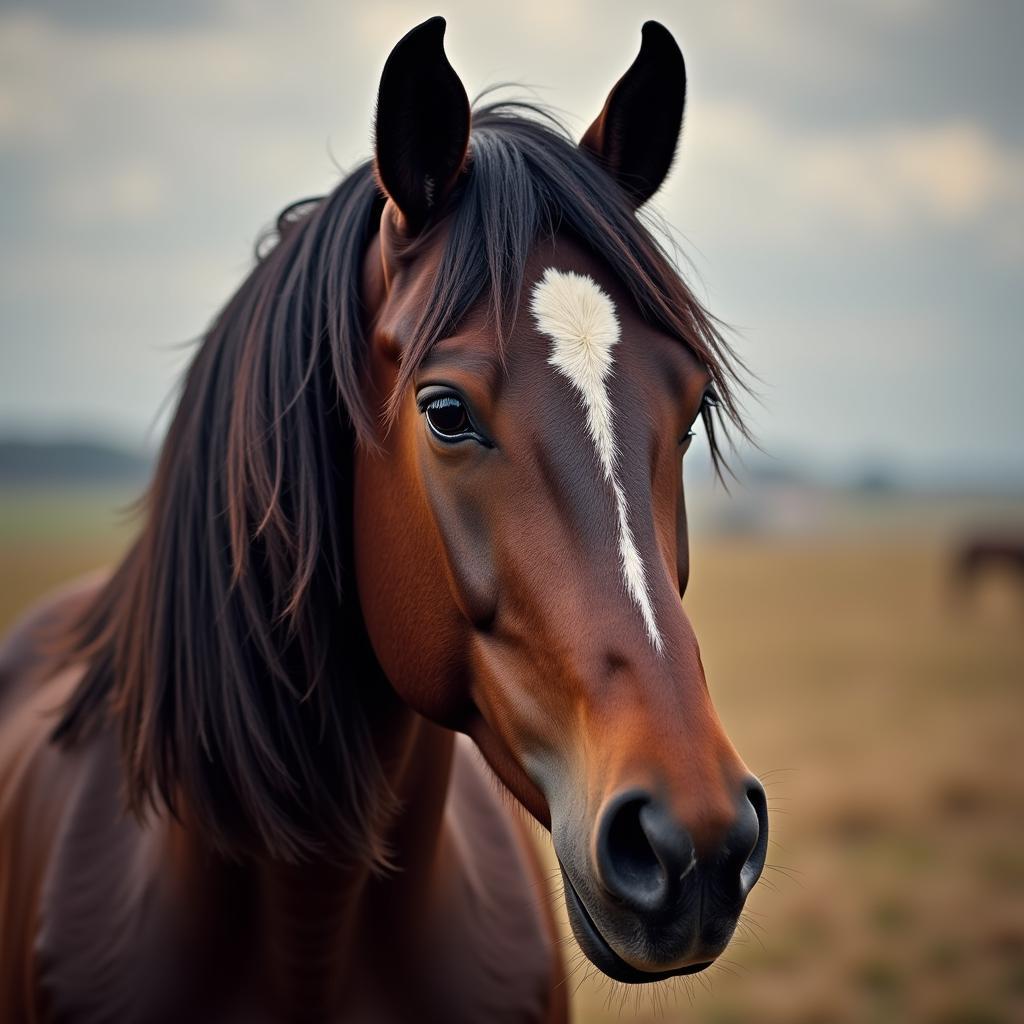 Majestic Arabian Horse Portrait