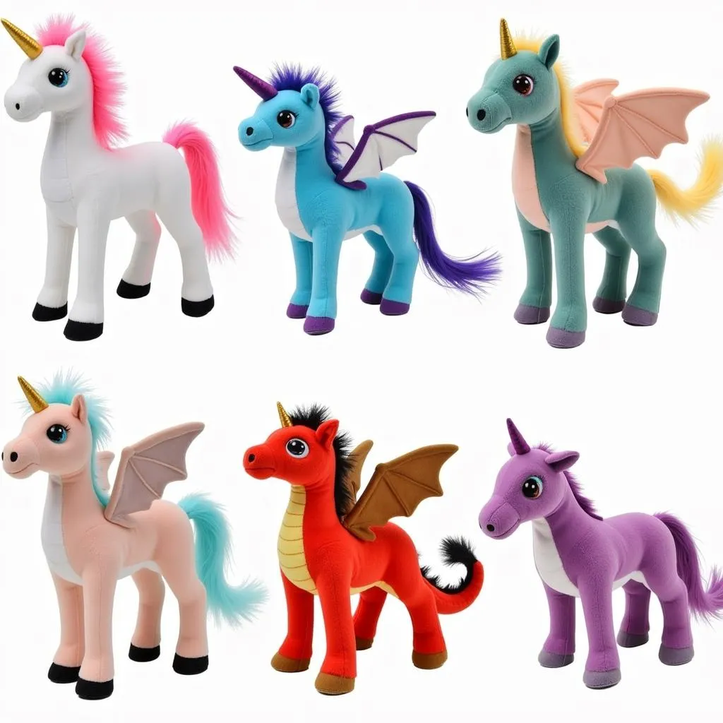 Aurora Stuffed Animals Horse Fantasy Collection