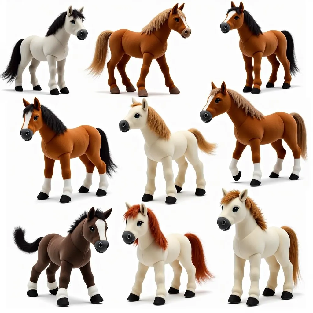 Aurora Stuffed Animals Horse Variety