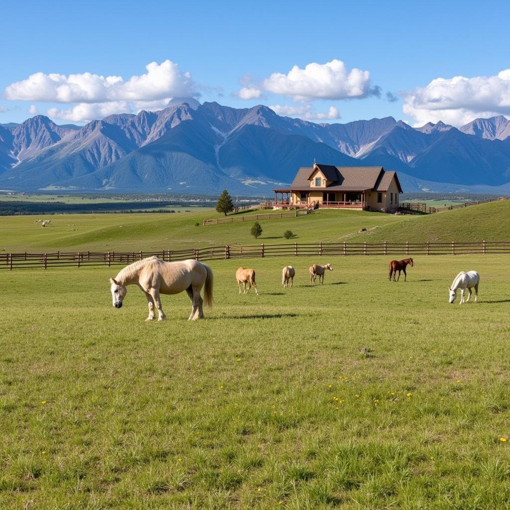 Horse property with stunning mountain views in Aztec, New Mexico