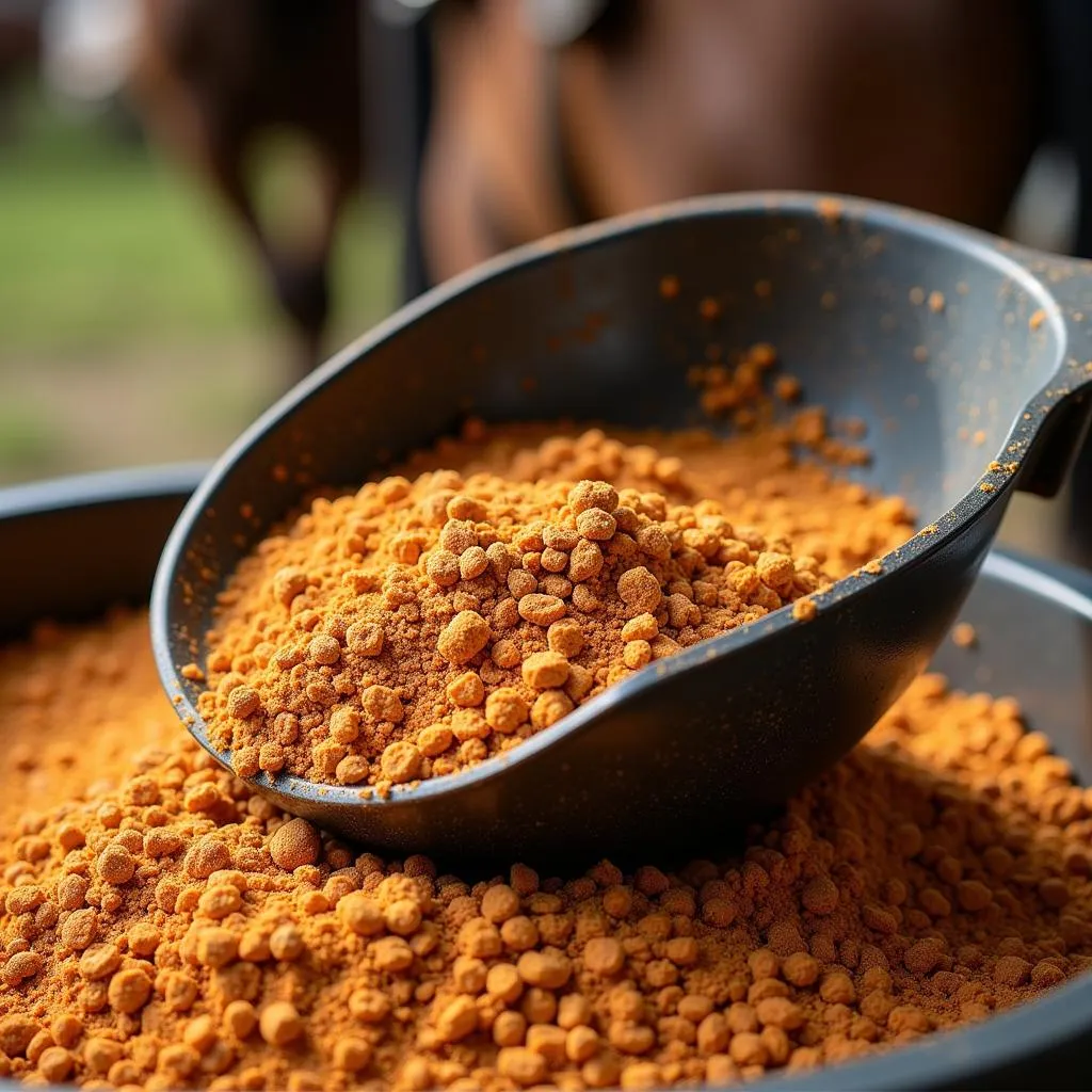 Balanced Horse Feed with Supplements