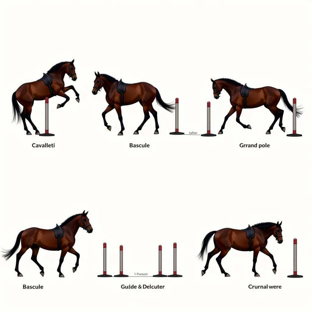 Bascule Horse Training Exercises: Cavalletti and Ground Poles