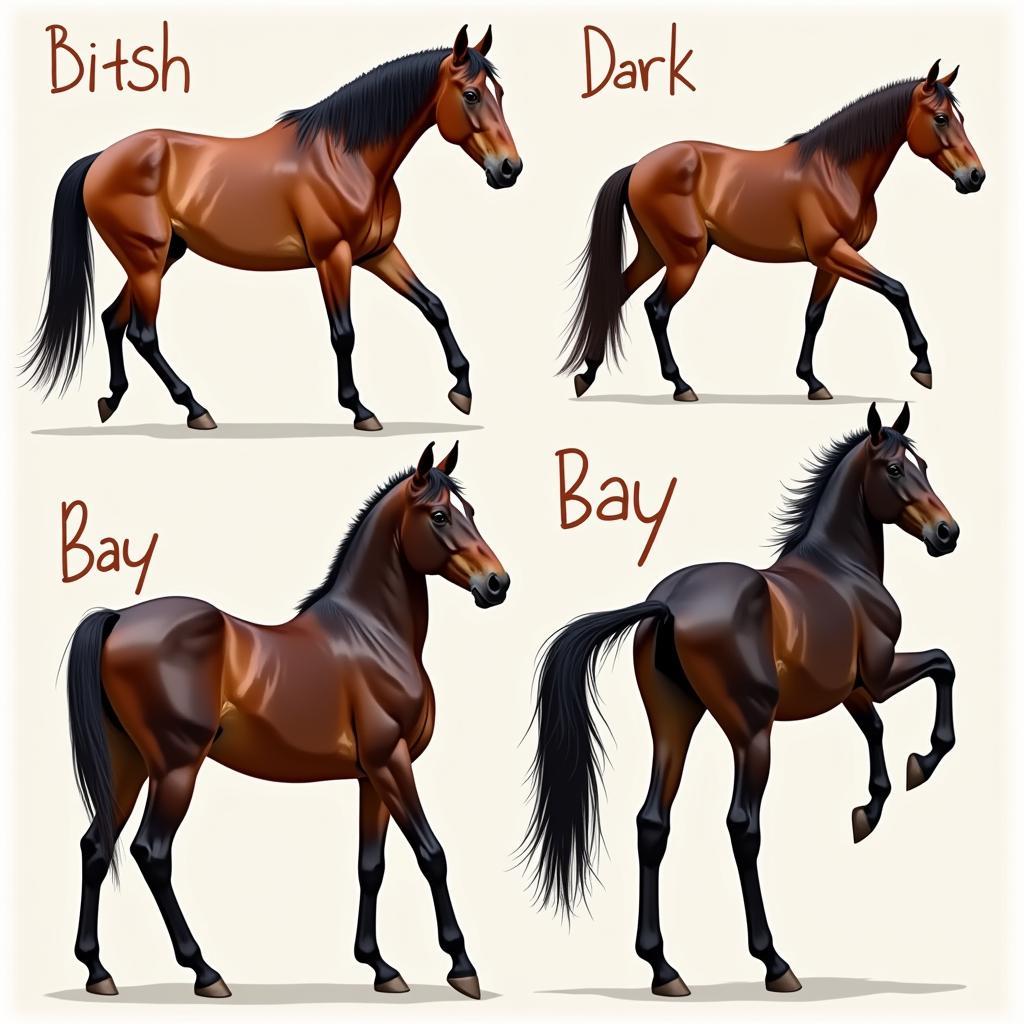 Bay Horse Color Variations