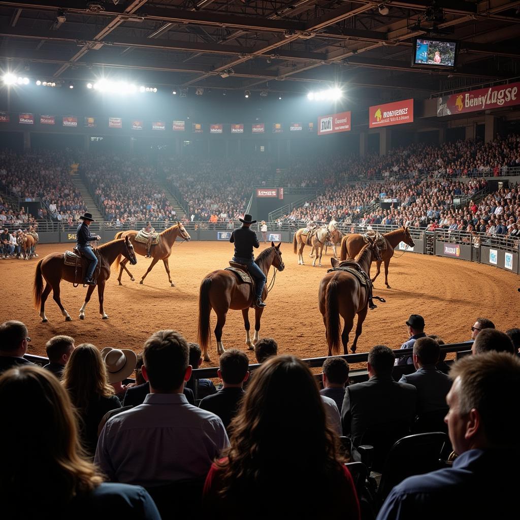 Benny Binion Bucking Horse Sale Auction in Progress