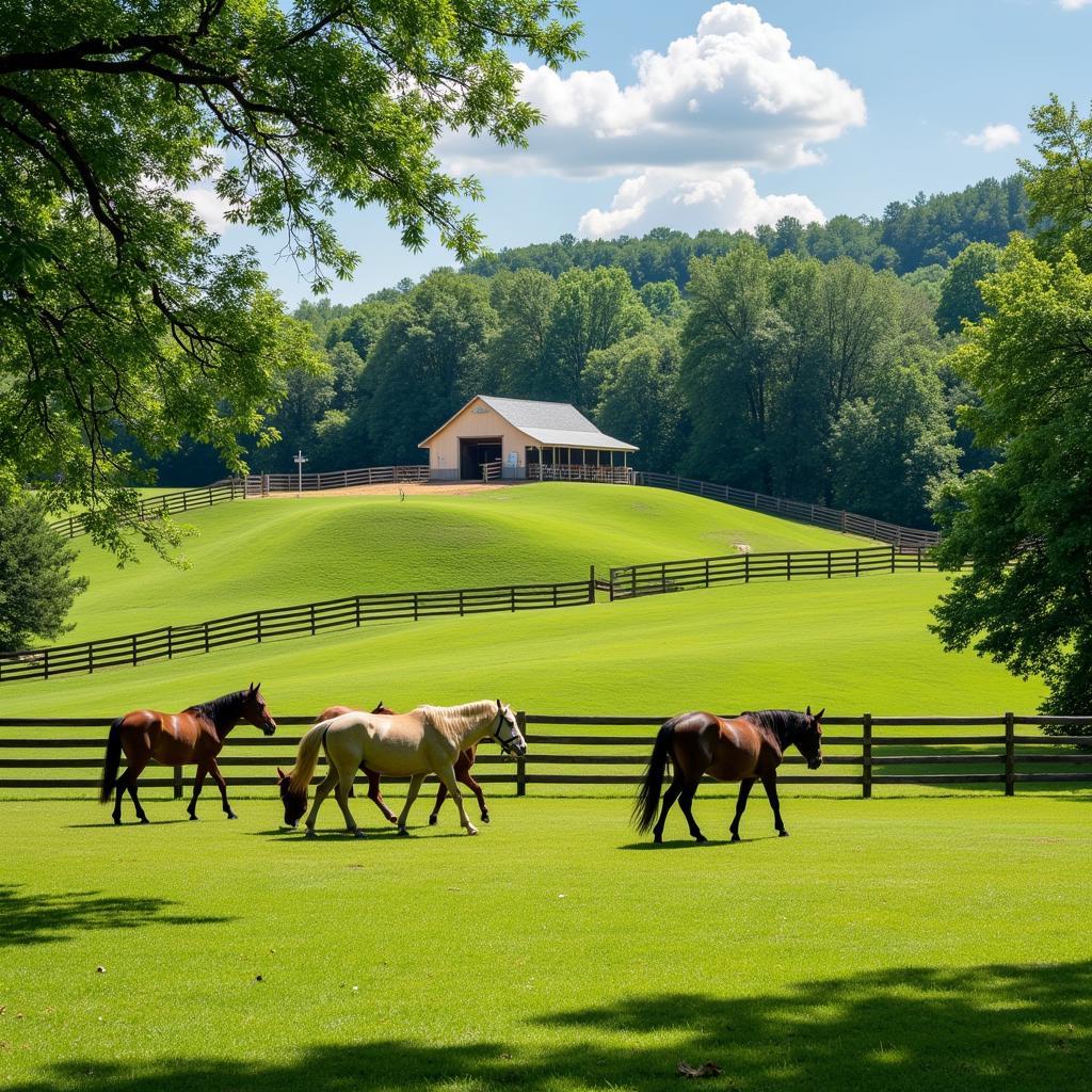 Horse Farm in Birmingham, Alabama