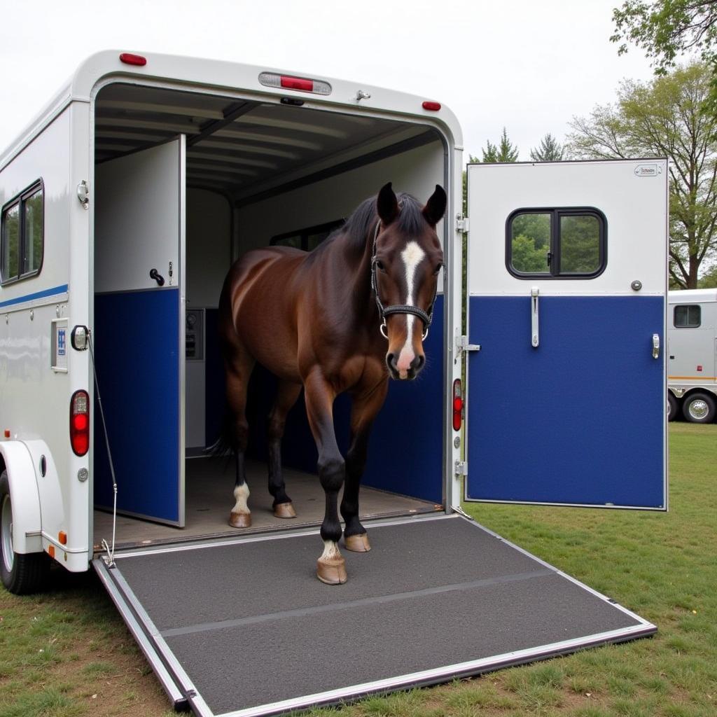 Transporting a Black Forest Horse from Germany to the USA