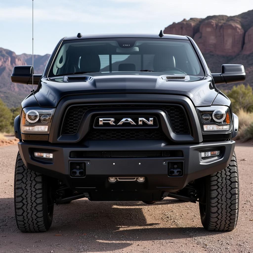 Black Horse Classic Grille Guard on a Truck