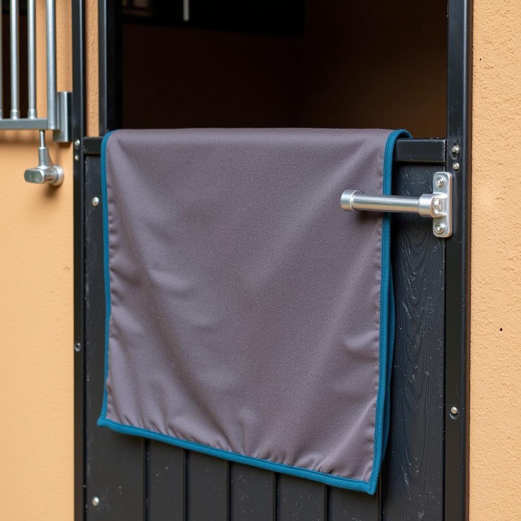 Horse Stall with Blanket Bar