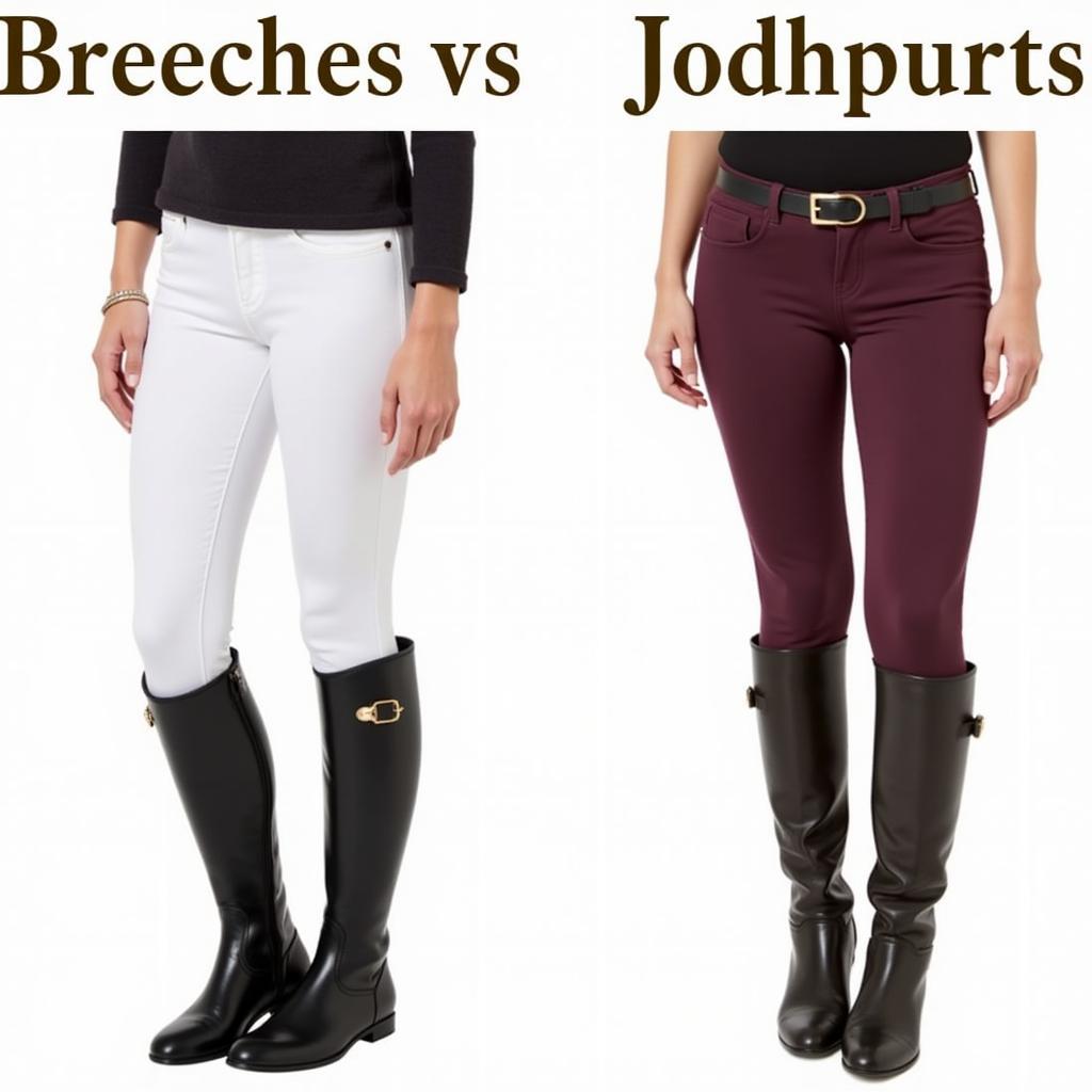 Breeches and Jodhpurs for Horse Riding