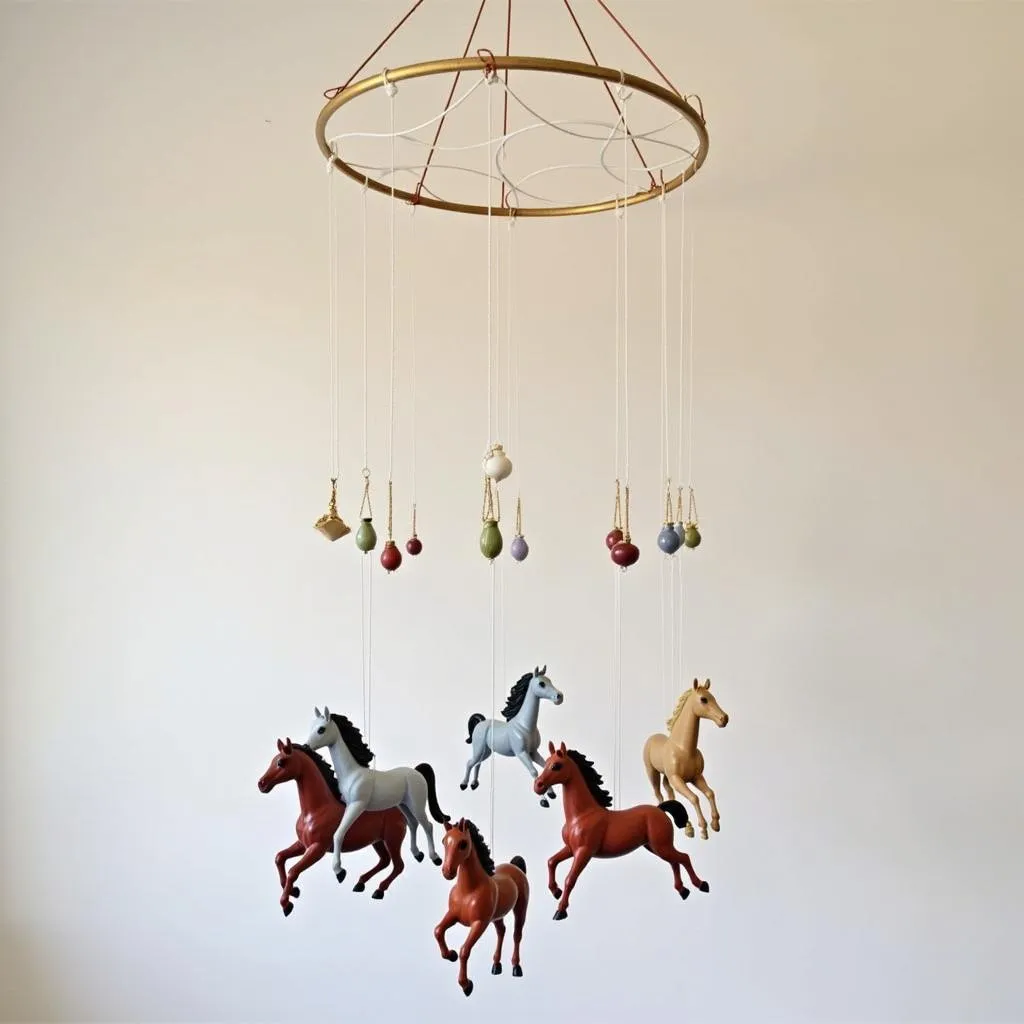 Breyer Suncatcher Horses Mobile Display