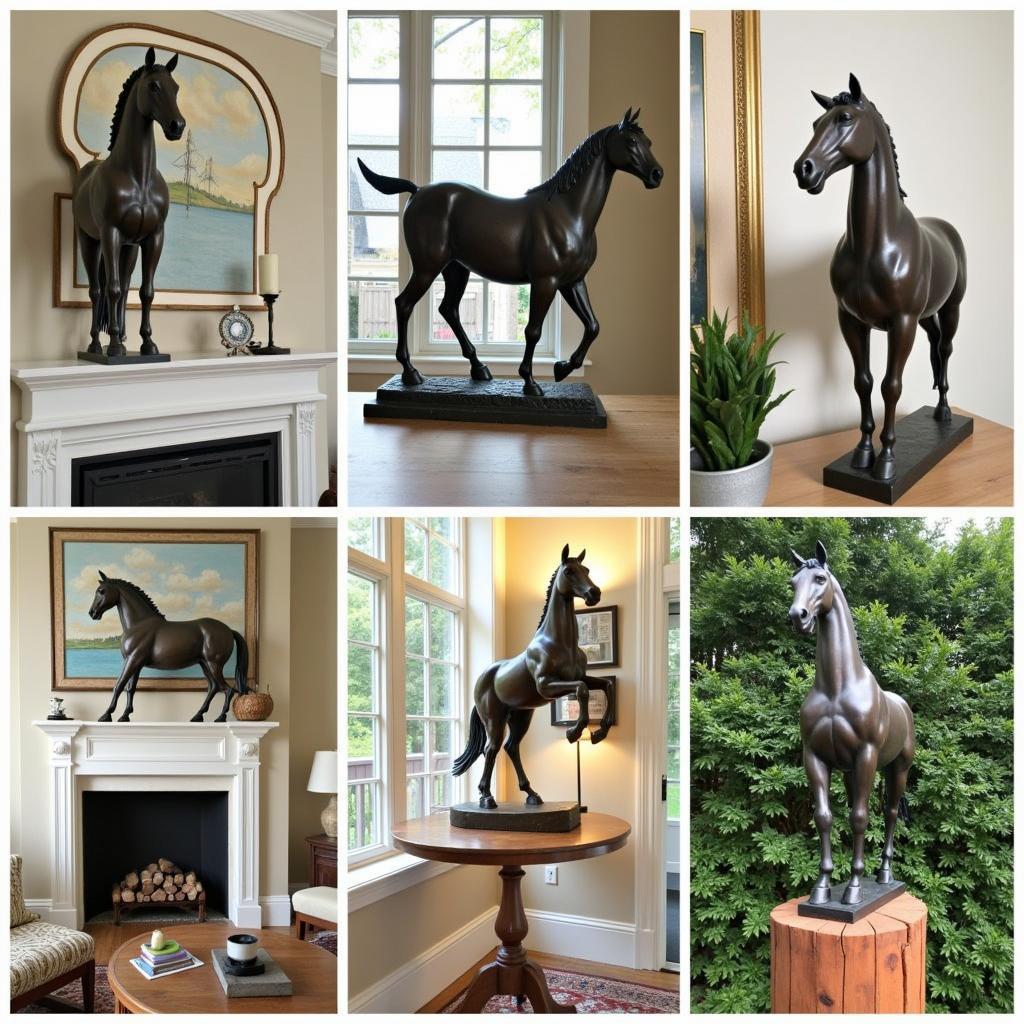 Bronze Horse Sculpture Display Ideas