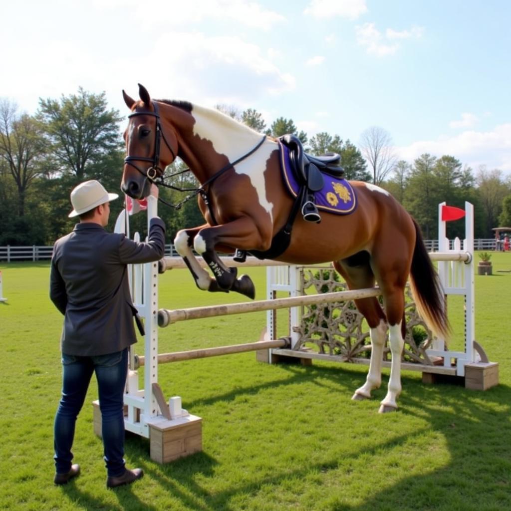 Inspecting Cross Country Jumps Before Purchase