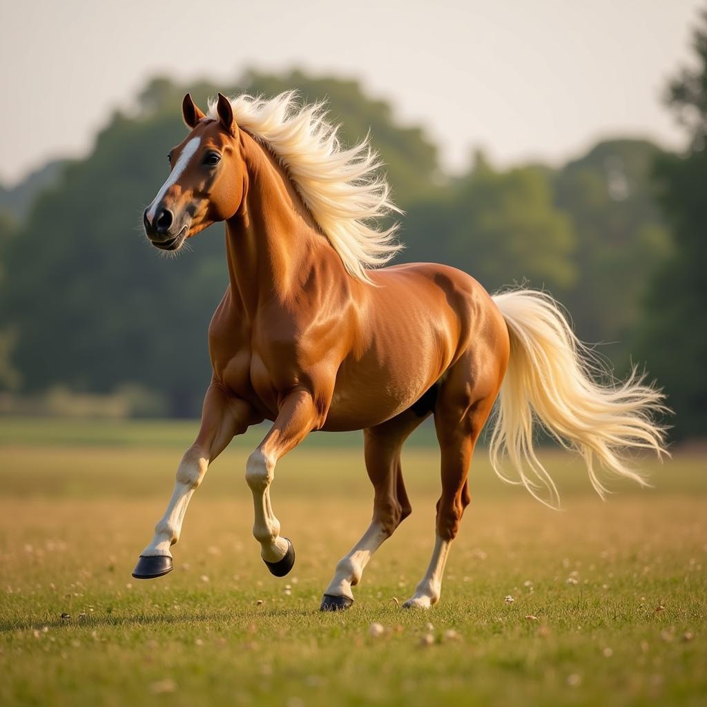 Calandagan horse running free