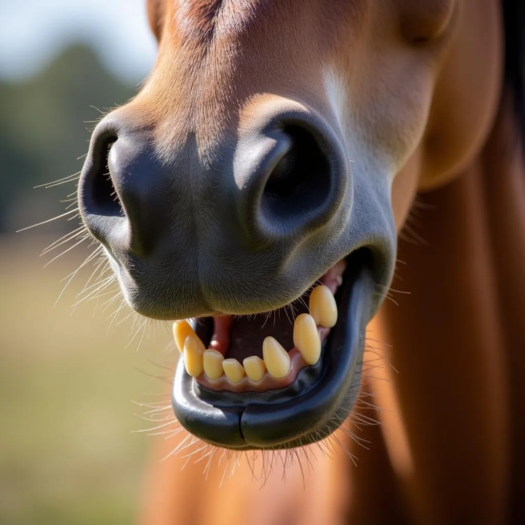 Caps Horse Teeth Eruption