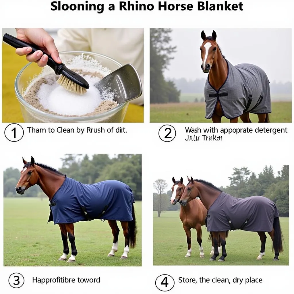 Caring for Rhino Horse Blanket