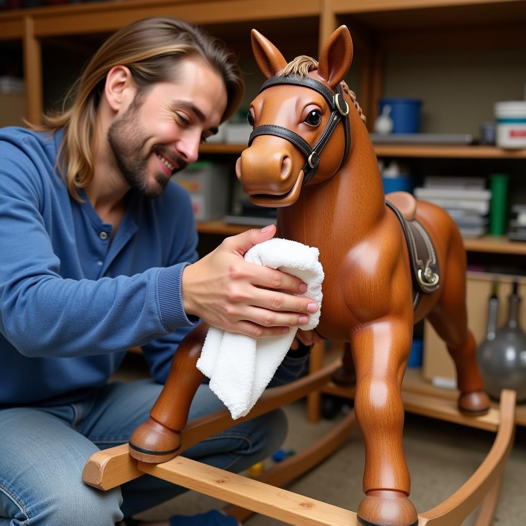 Cleaning and Maintaining an Enterprise Rocking Horse