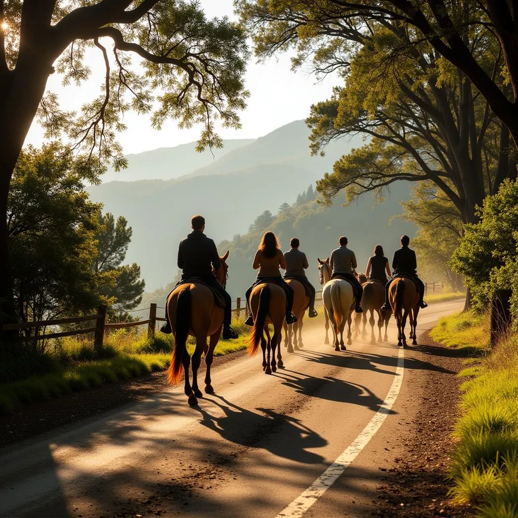 Horseback Riding on Carmel Road