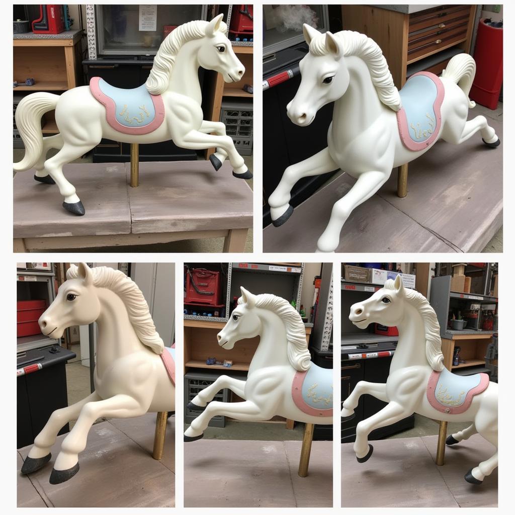 Carousel Horse Painting Process