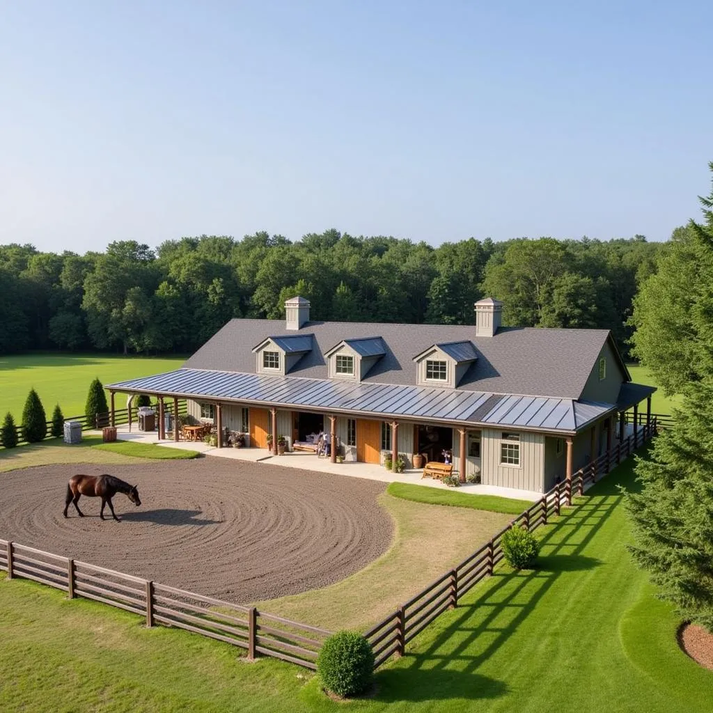 Modern Horse Farm in Central Florida