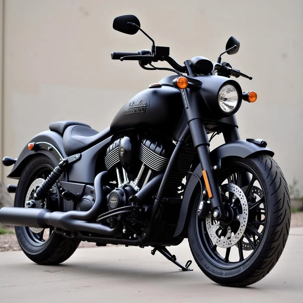 2018 Chieftain Dark Horse Blacked-Out Design