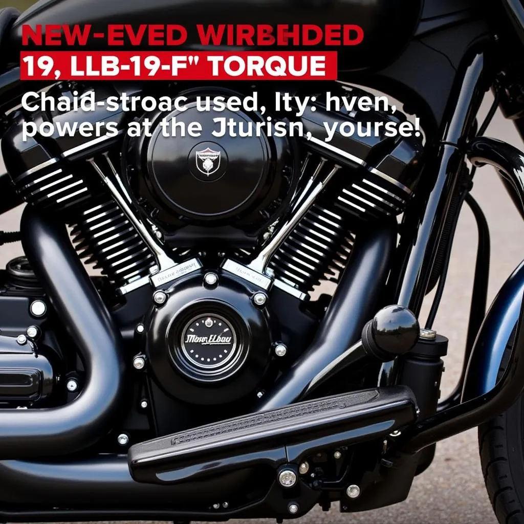 2018 Chieftain Dark Horse Powerful Engine