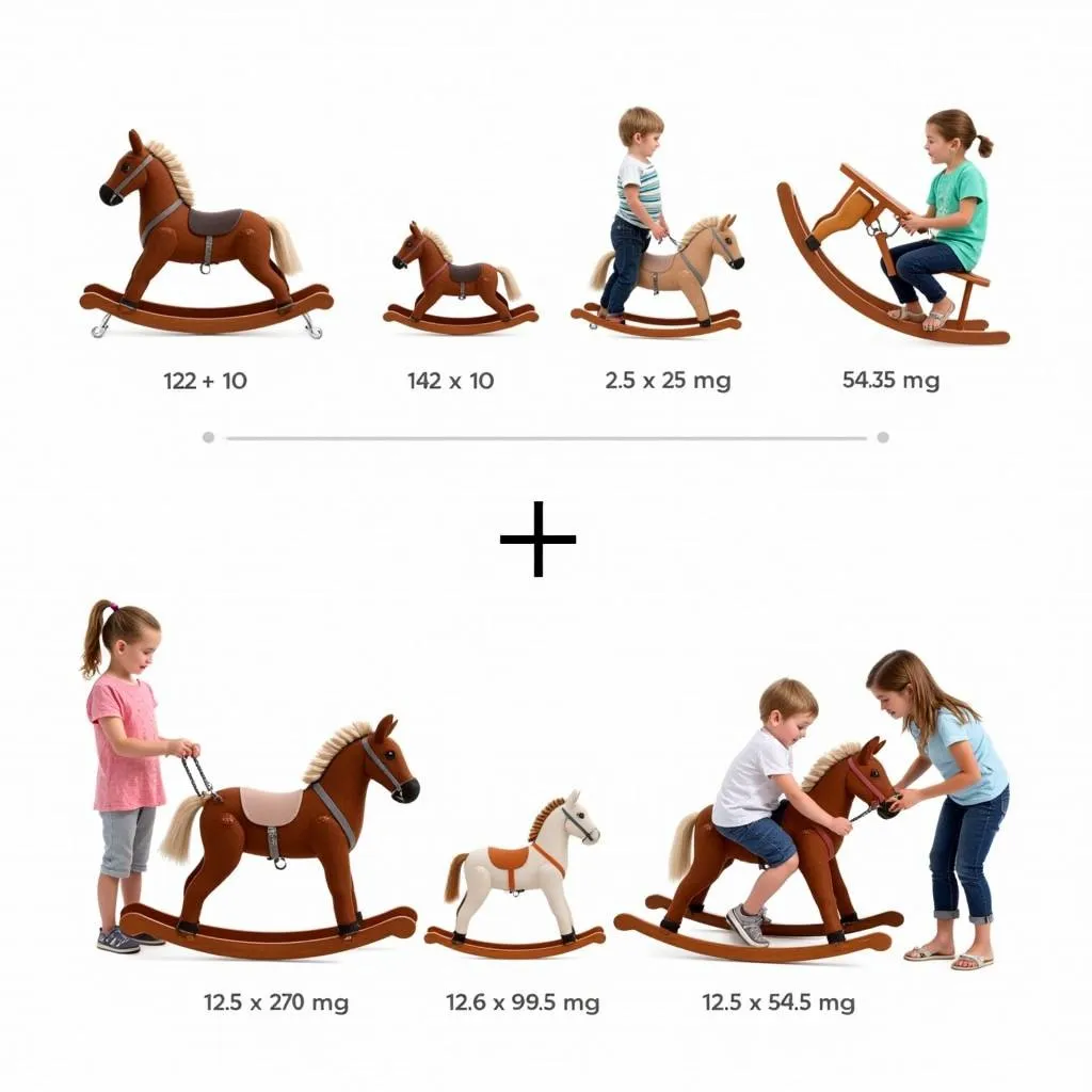 Choosing a wood rocking horse: Size and age considerations