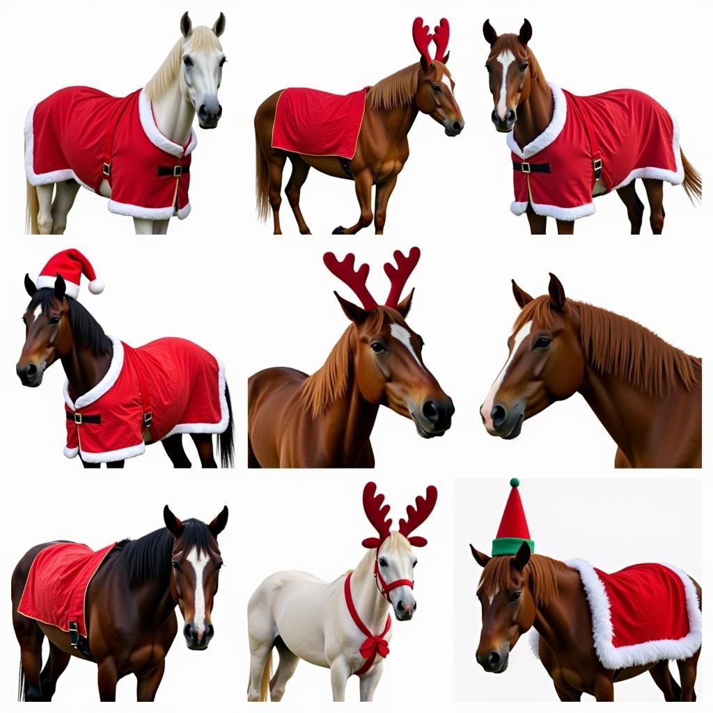 Christmas Horse Costumes