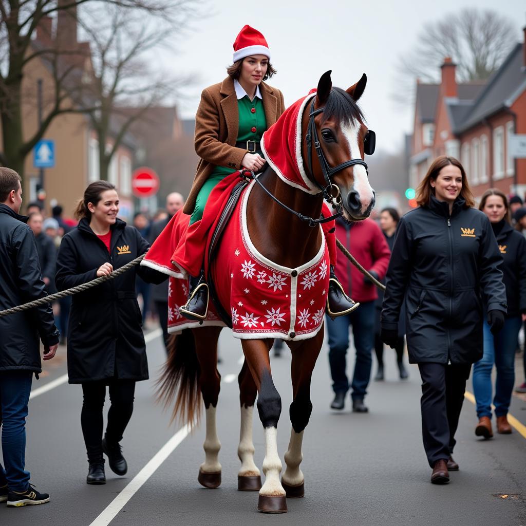 Christmas Horse Parade Safety