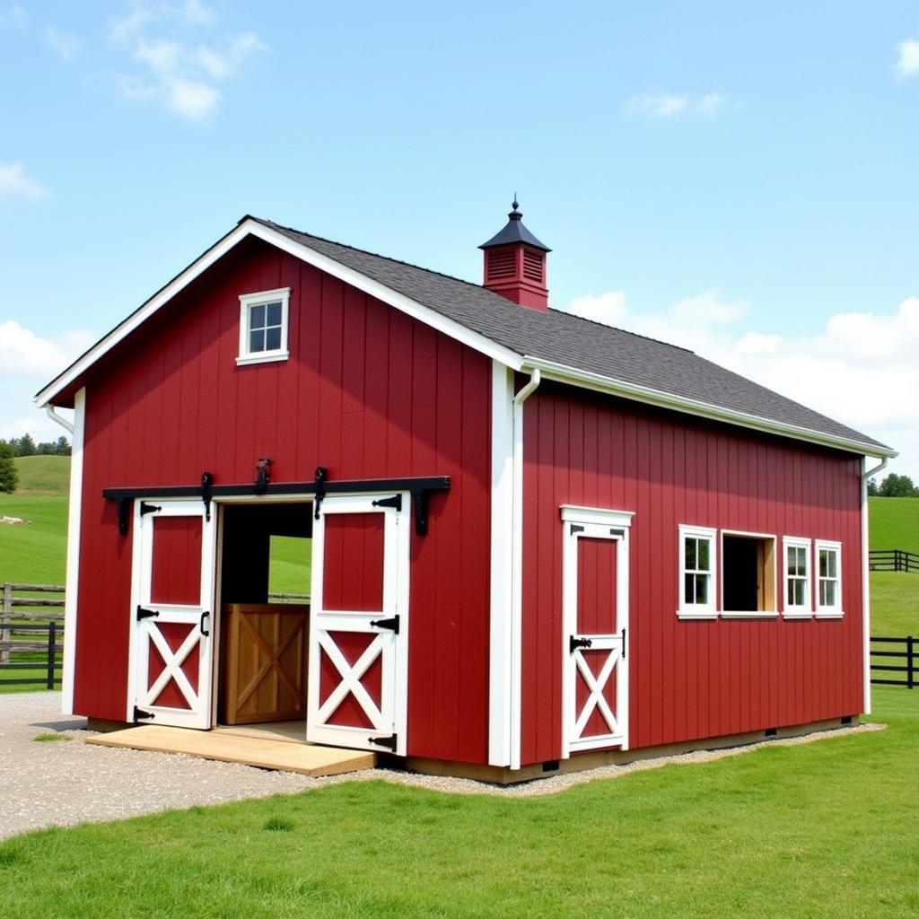 picturesque-red-barn-with-white-trim