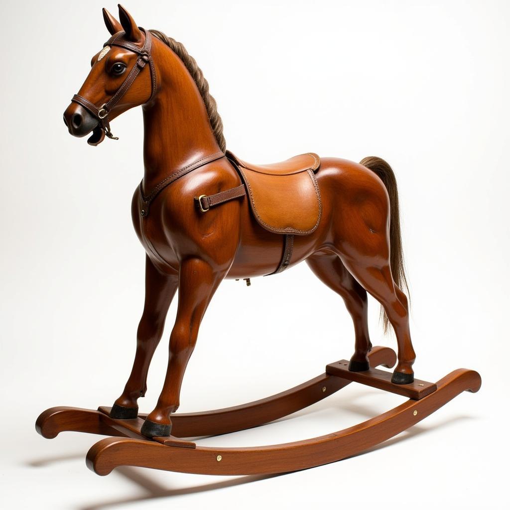 Classic Wooden Rocking Horse