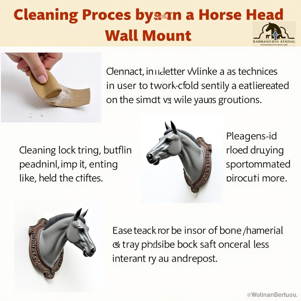 Cleaning a Horse Head Wall Mount