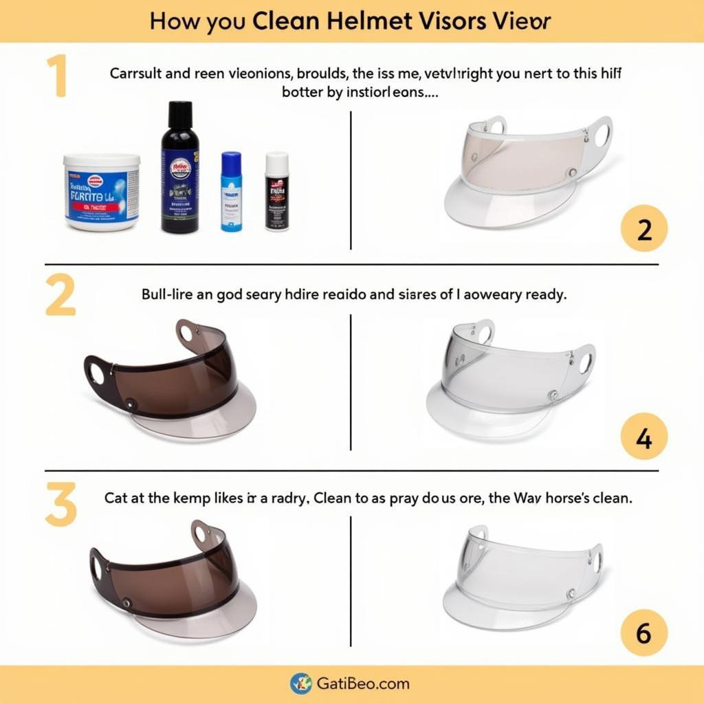 Cleaning a Horse Helmet Visor