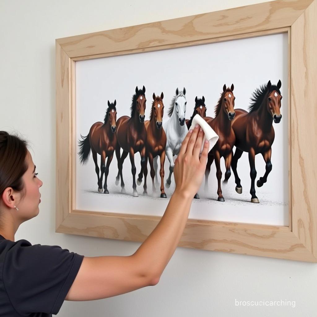 Cleaning and Preserving Your Horse Canvas Painting