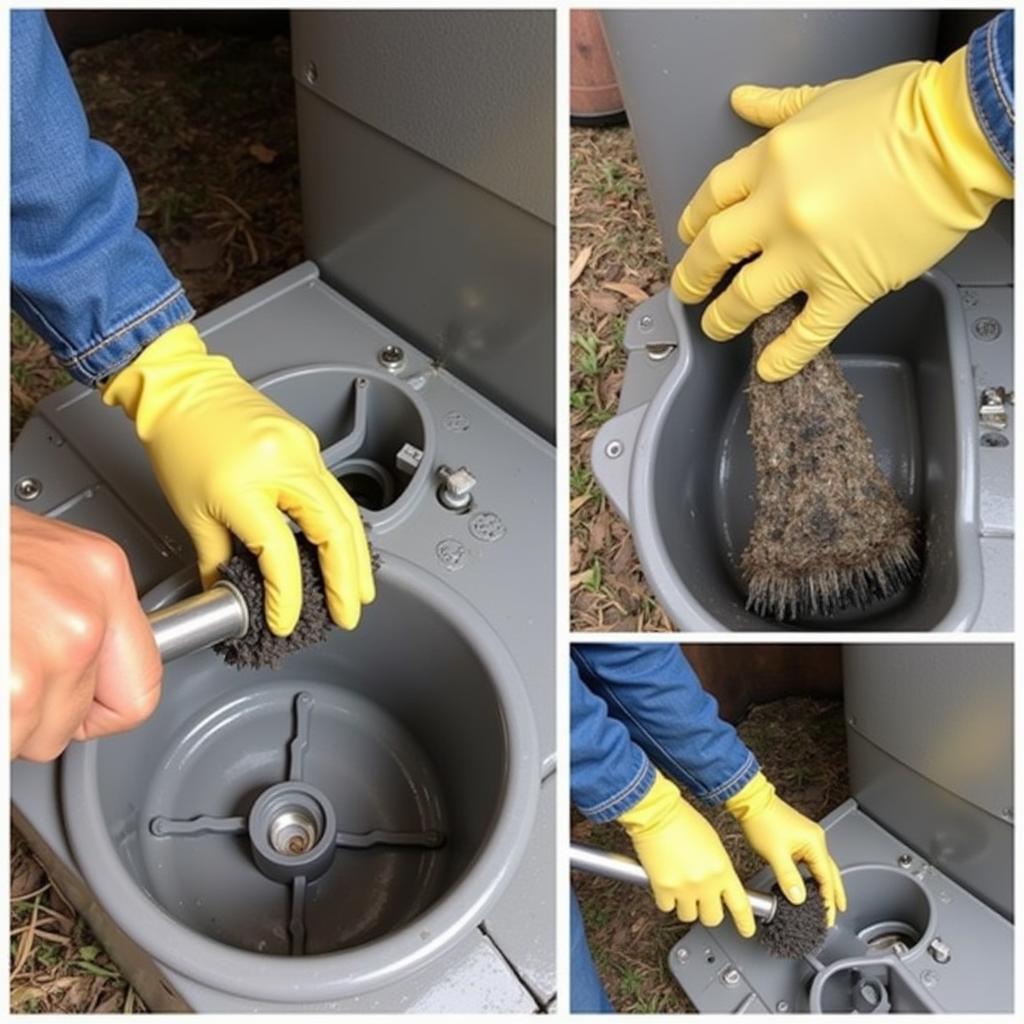 Cleaning an automatic horse waterer