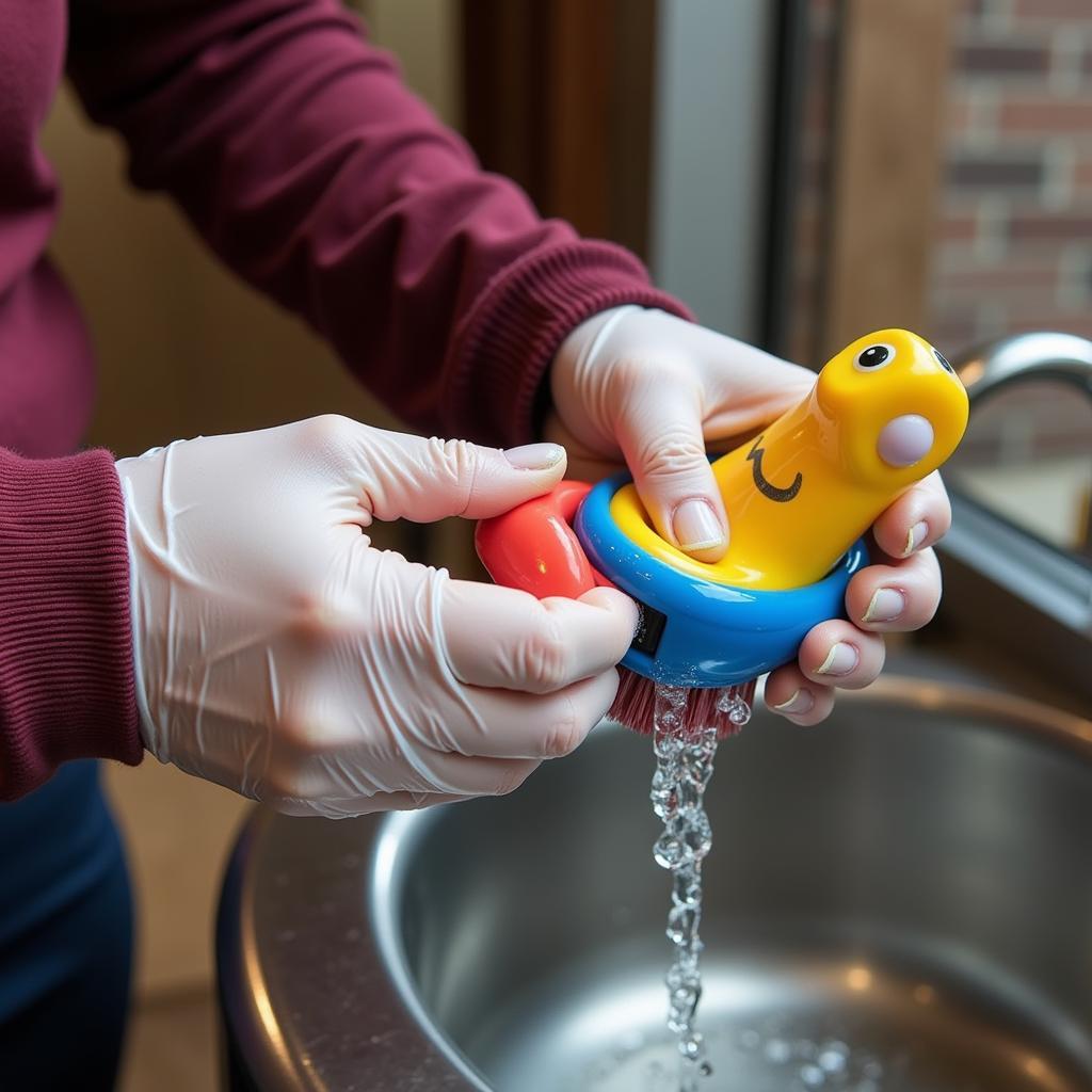 Cleaning Horse Pacifier Toy