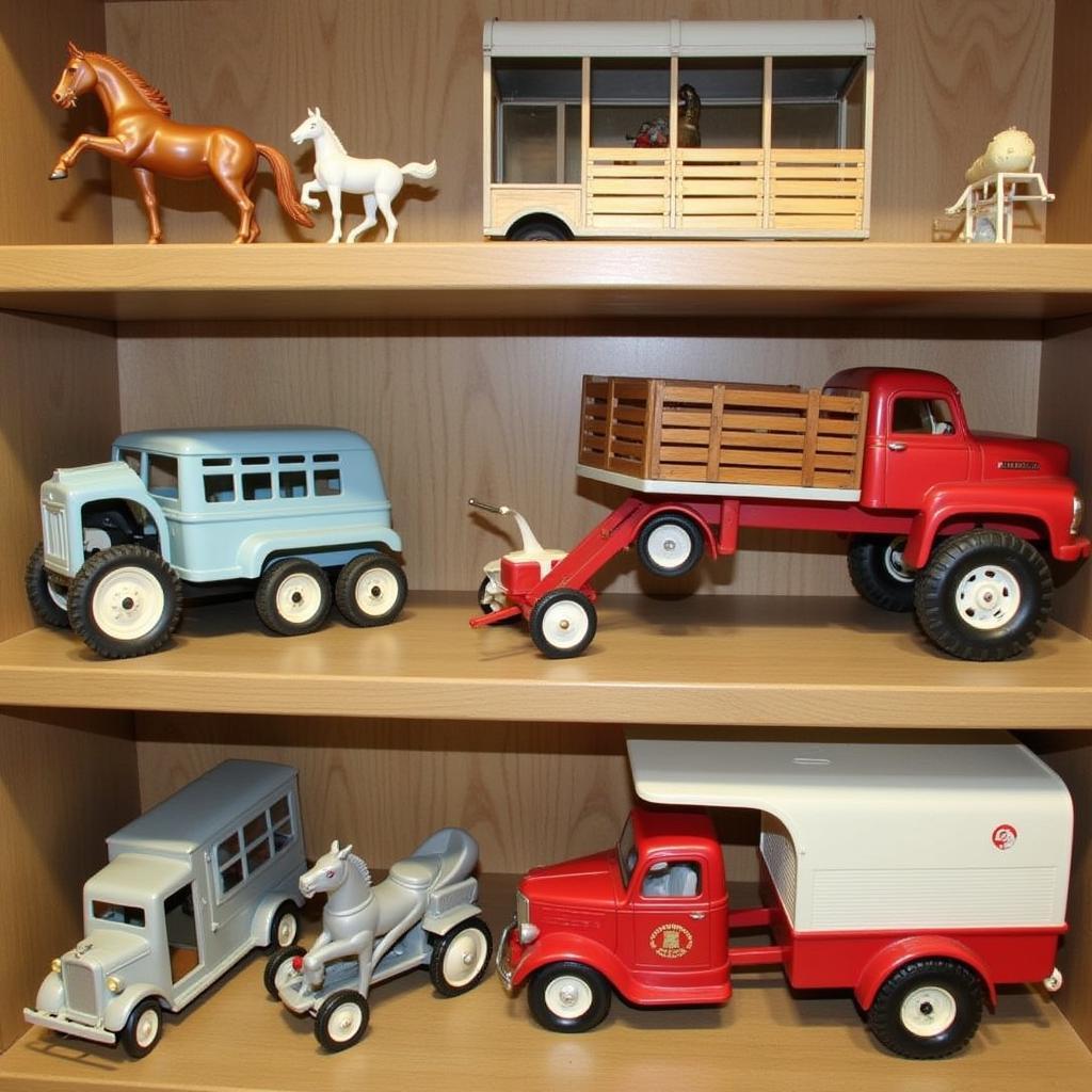 Various Horse Trailer Toys