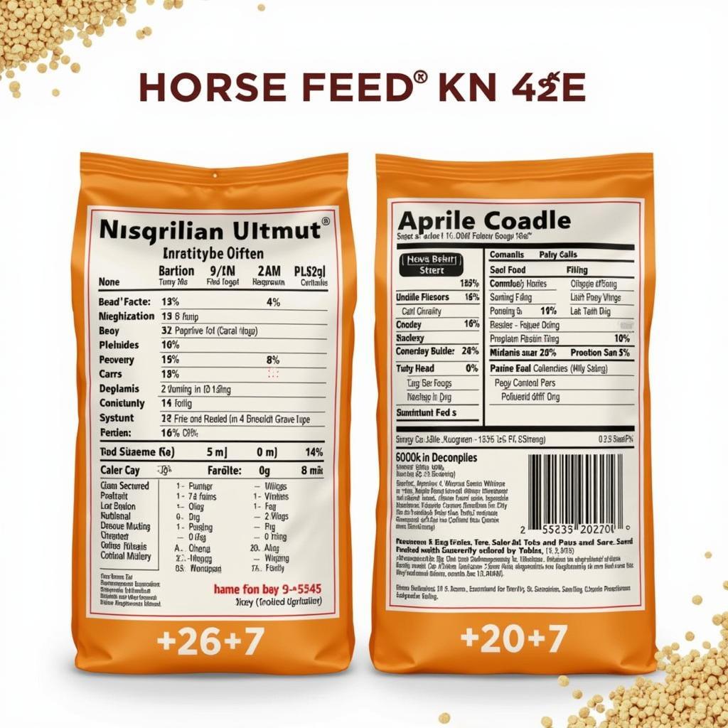 Comparing Different Horse Feeds