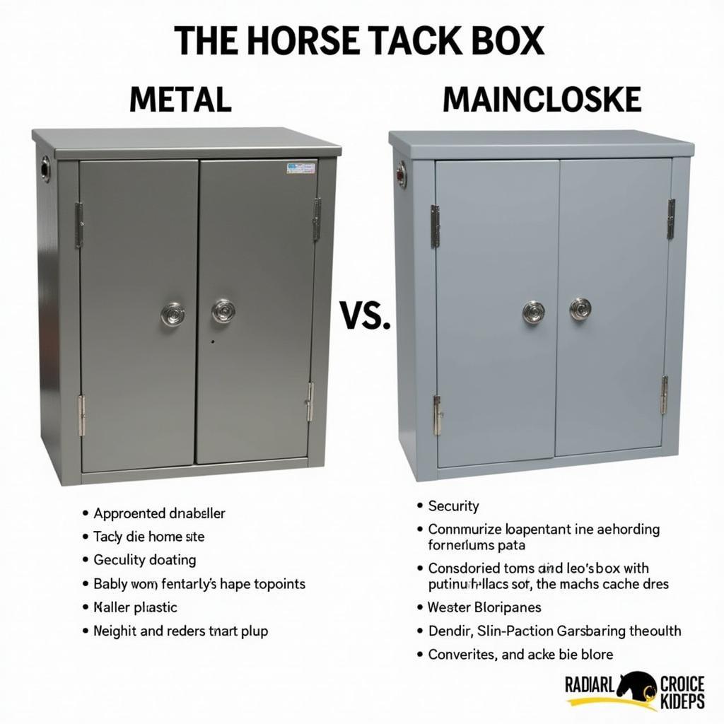 Metal vs Plastic Horse Tack Boxes