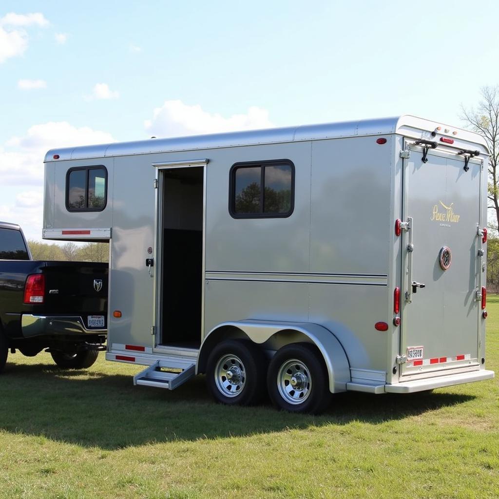 Modern Converted Horse Trailer Exterior